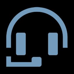headset for support 